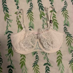 NWT Victoria’s Secret Dream Angels Push-up Without Padding White Sequins 32dd
